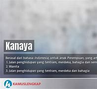 Arti Nama Kanaya Dalam Kristen