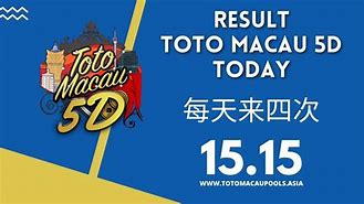 Live Draw Toto Macau 5D Hari Ini Youtube